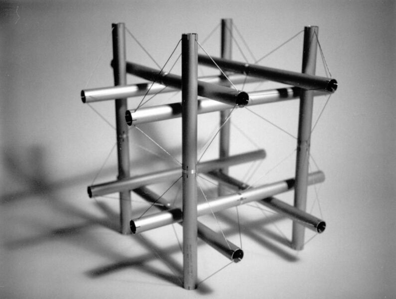 File:12 strut Snelson Ninety-Degree Module Experiment July 1972 modul90degexperjuly72.jpg